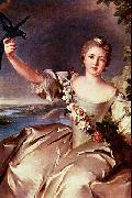 Jjean-Marc nattier Portrait of Mathilde de Canisy, Marquise d'Antin oil painting on canvas